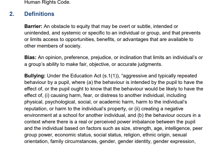 definitions for racist ugdsb 19