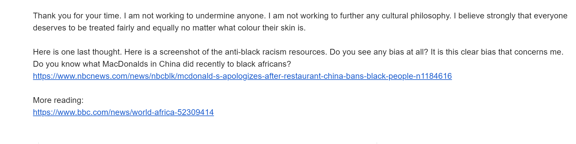 racism at the ugdsb 70